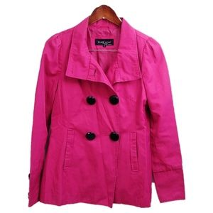 Black Rivet Trench Coat Size M